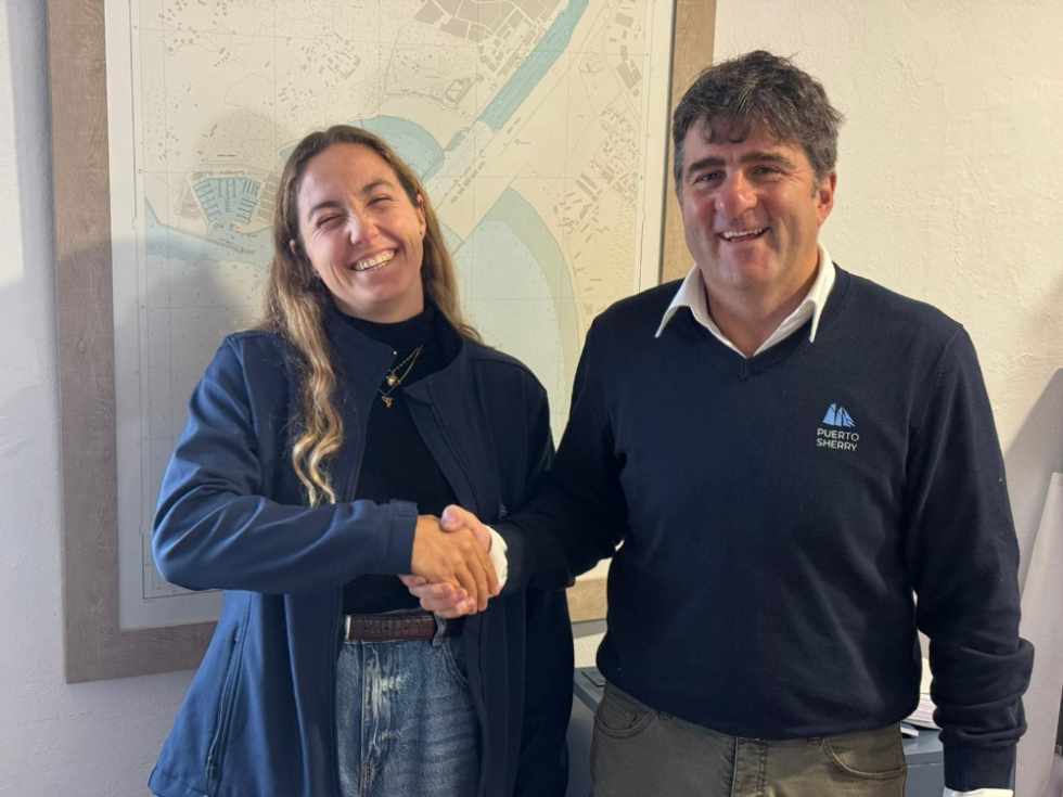 Pilar Lamadrid renueva el patrocinio con Puerto Sherry
