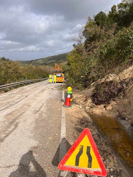Las brigadas de Diputación trabajan hoy en una decena de carreteras provinciales