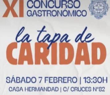 Oración en el Huerto organiza el XI Concurso Gastronómico ‘La Tapa de Caridad’