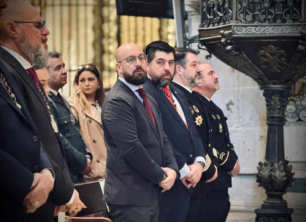 Germ&aacute;n Beardo acompa&ntilde;a a la Hermandad del Nazareno en su Funci&oacute;n Principal de Instituto