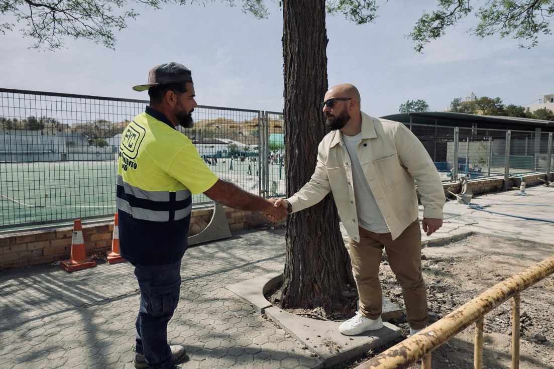 Germán Beardo supervisa el estado de las obras en distintos puntos de la ciudad