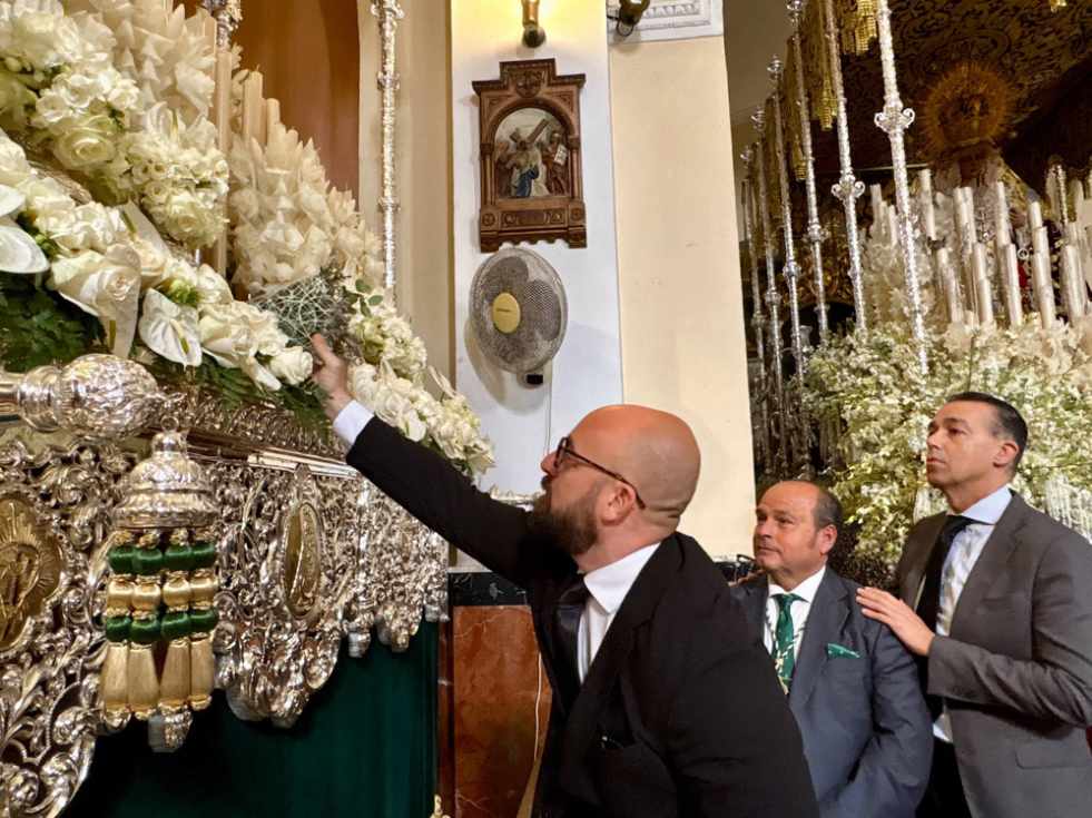 Visita institucional a la Hermandad de la Veracruz