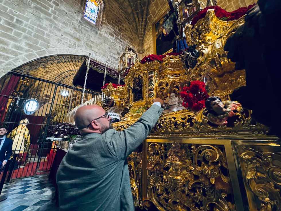 Visita institucional a la Hermandad del Nazareno