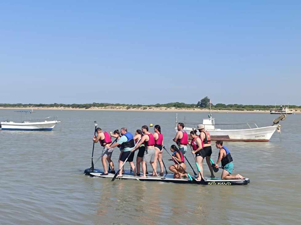 Medio centenar de portuenses disfrutan de una excursión gratuita a Doñana