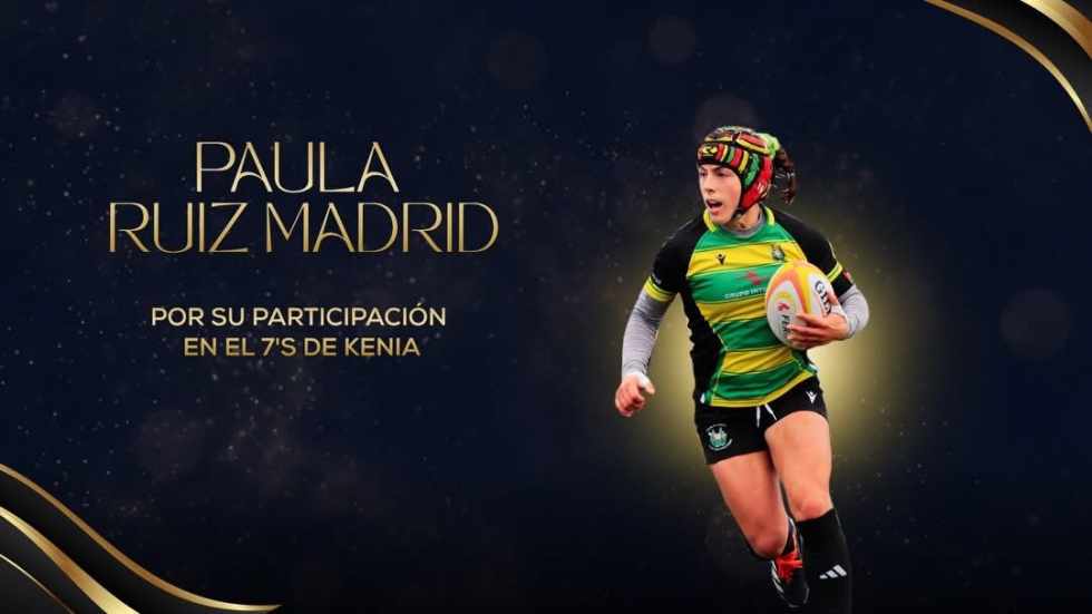 Paula Ruiz, jugadora del s&eacute;nior femenino del Club de Rugby Atl&eacute;tico Portuense.