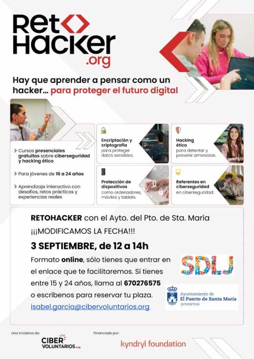 El taller online sobre ciberseguridad Retohacker se pospone