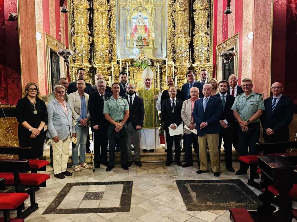Germán Beardo acompaña a Juan José Caballero en su toma de posesión como presidente del Consejo Local de Hermandades y Cofradías de El Puerto